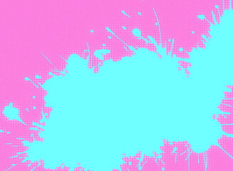 インクが飛び散るポップな背景