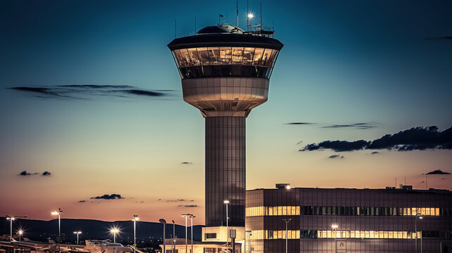 Airport Tower Control. Generative AI