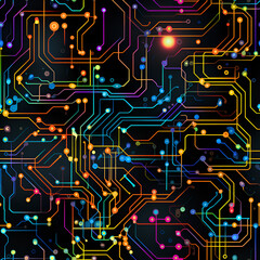 circuit board background,digital,tech,chip,electronic,Ai generated