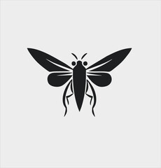 locust icon vector, filled flat sign, Symbol, logo illustration