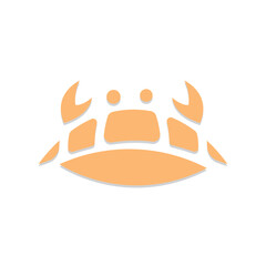 bread crab logo food restaurant.