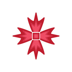 canada flower logo design illustration.