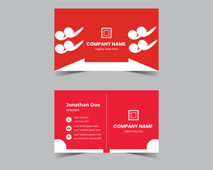 rad color business card, simple business card template