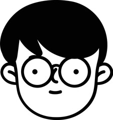 Handdrawn Man Avatar Doodle 