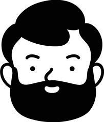 Handdrawn Man Avatar Doodle 