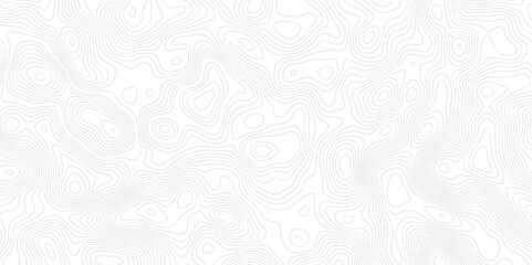Topographic map background geographic line map with elevation assignments. Modern design with White background with topographic wavy pattern design.paper texture Imitation of a geographical map shades