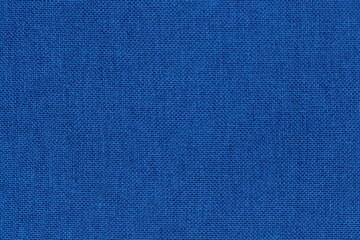 Dark blue fabric cloth texture background, seamless pattern of natural textile.