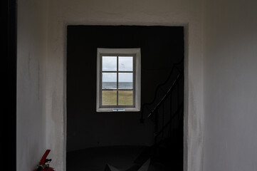 Fototapeta premium window in the dark room