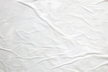 white crumpled and creased paper poster texture background