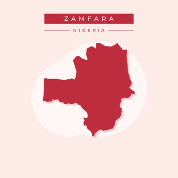 Vector illustration vector of Zamfara map Nigeria