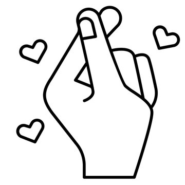 miniheart line icon