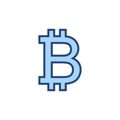 Obraz premium Bitcoin icon vector. bitcoin sign and symbol. payment symbol. cryptocurrency logo