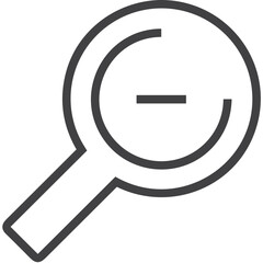 Zoom find icon symbol image vector. Ilustration of search magnifier icon image design