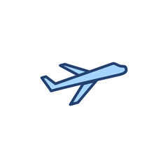 Fototapeta na wymiar Plane icon vector. Airplane sign and symbol. Flight transport symbol. Travel sign. aeroplane