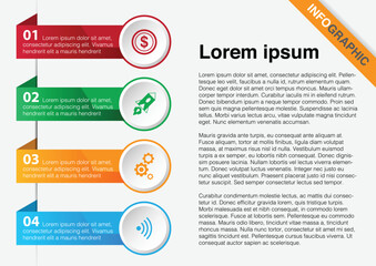 Infographic design template.