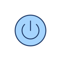 Power icon vector. Power Switch sign and symbol. Electric power