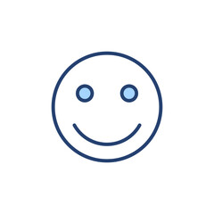 Smile icon vector. smile emoticon icon. feedback sign and symbol