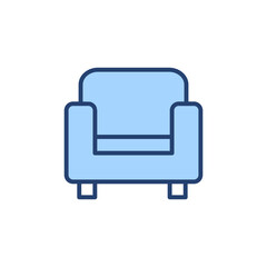 Sofa icon vector. sofa sign and symbol. furniture icon