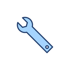 Wrench icon vector. repair icon. tools sign and symbol