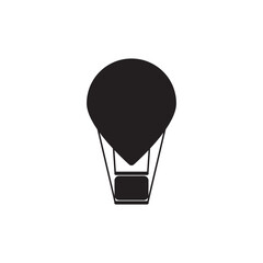 Air balloon icon logo vector illustration template design.