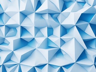 An abstract illustration of a frozen ice cube. Geometric cubic abstract background