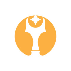 Obraz premium Trophy Logo, Winning Vector For Sports Tournament, Creative And Unique Illustration