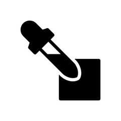 dropper glyph icon