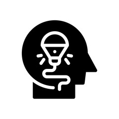 idea glyph icon