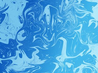 Abstract background of blue gradient marble pattern.