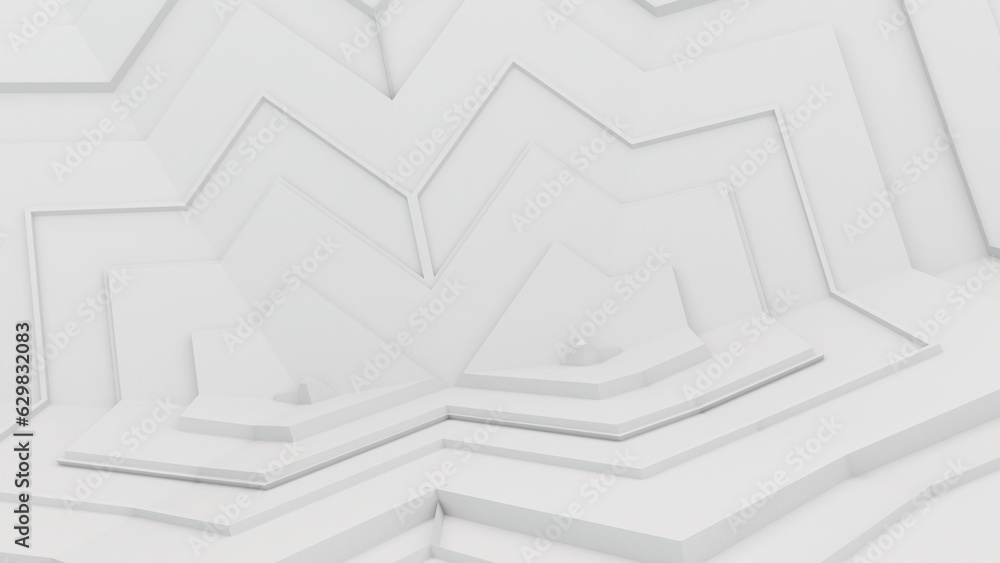 Poster abstract picture triangles with a white background.,abstract background,3d rendering