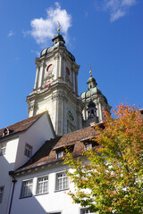 Fototapeta na wymiar The Cathedral of Saint Gall Monastery, Switzerland
