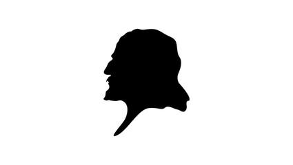 Otto von Guericke silhouette