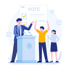 People do the vote counting at election time