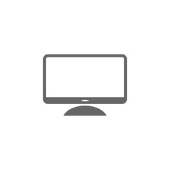 PC Computer monitor icon isolated on transparent background