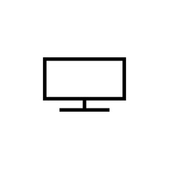 PC Computer monitor icon isolated on transparent background