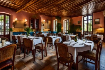 Fototapeta premium interior of restaurant