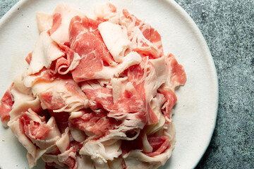 Sliced Korean Beef Brisket on a plate