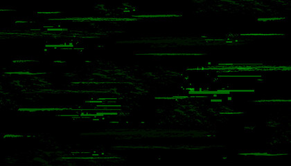 Glitch background. Symbol of cyberpunk, hacker attack. Modern design, technological error. Vector Illustration