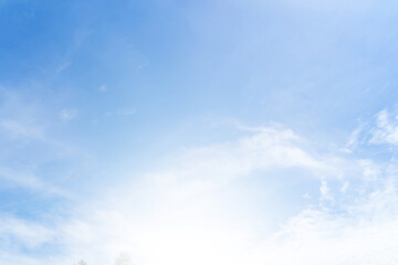 Blue sky and clouds in Phuket, Thailand