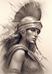 Greek goddess Athena