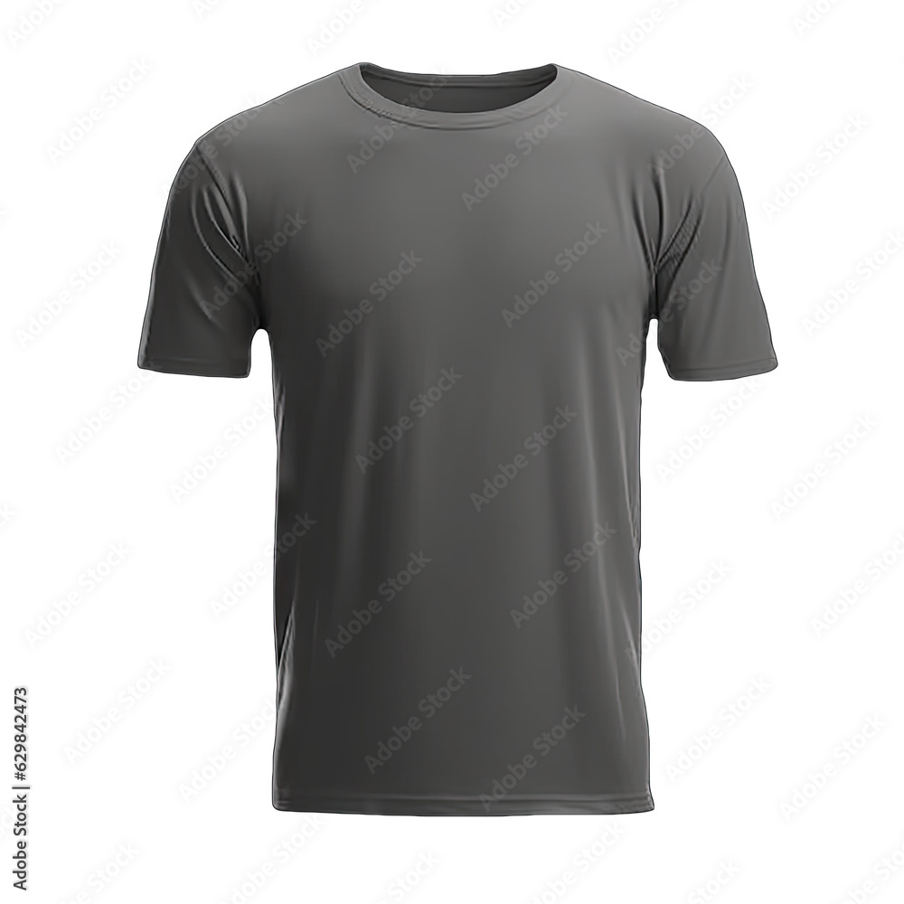 Wall mural Stylish men's mockup T-shirt with short sleeves, perfect for showcasing vibrant designs and trendy prints. Ai Generative