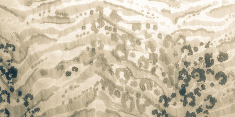 Print Abstract Illustration. Vintage Asian Kid © Olga