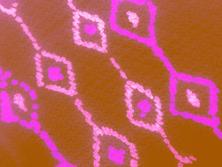 Ethnic Graphic Multicolor Ikat Art. Retro