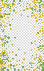 Greenish Lime Background Transparent Vector. Ingredient Pattern. Sunny Fruit Half. Tiled Lemon Grass Illustration.