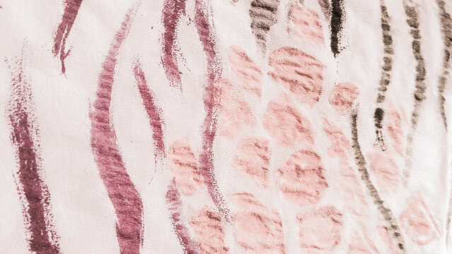Elegant Watercolor Rhombus. Exotic Animal Prints.