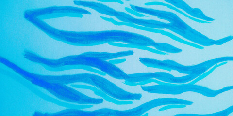 Indigo Fashion Pattern. White Animal Skin