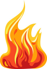 Burning Fire Illustration