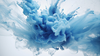 紺色の抽象的な爆発 Navy color abstract explosion. Created by generative Ai - obrazy, fototapety, plakaty