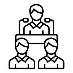 Press Conference Icon