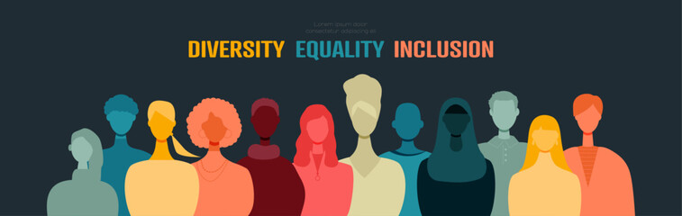 Diversity, Equality, Inclusion banner.